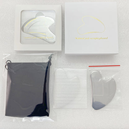 Stainless Steel Heart Shape Gua Sha Scraping Board