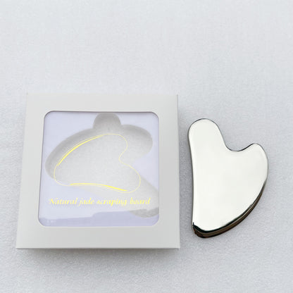 Stainless Steel Heart Shape Gua Sha Scraping Board