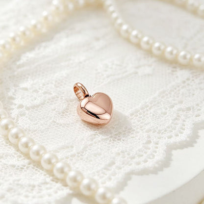 Stainless Steel Heart-Shaped Ash Necklace