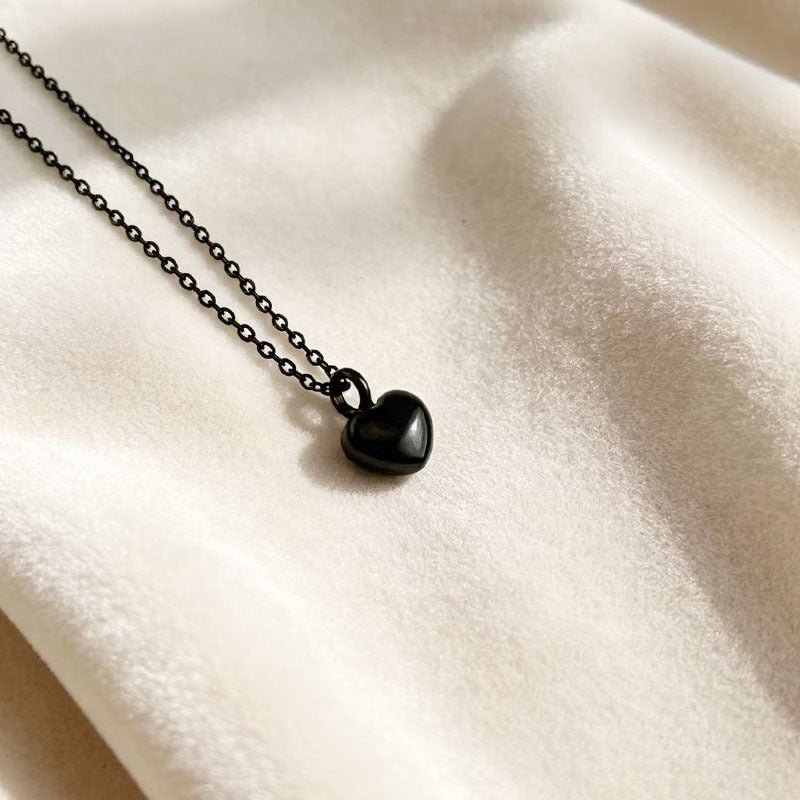 Stainless Steel Heart-Shaped Ash Necklace