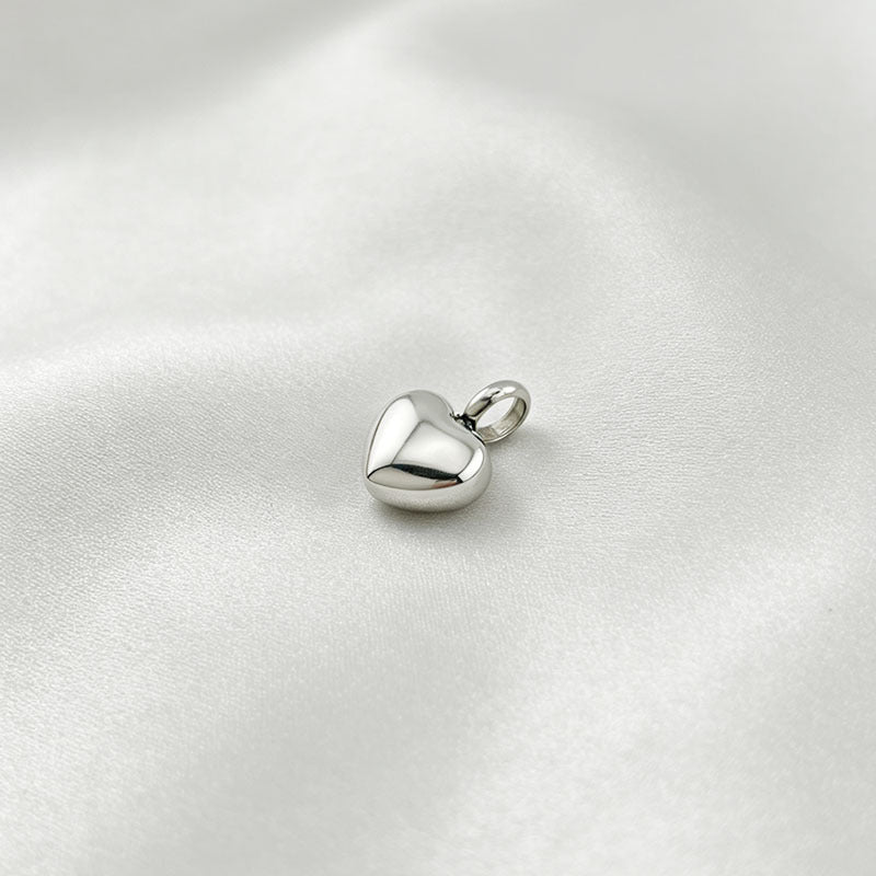 Stainless Steel Heart-Shaped Ash Necklace
