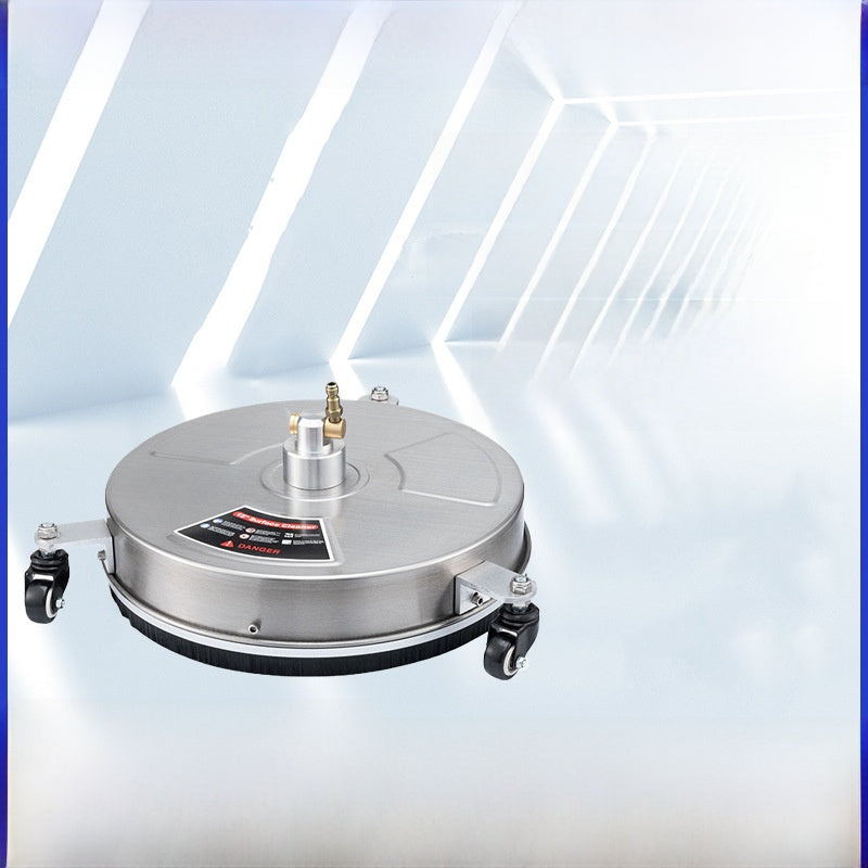 Stainless steel high-pressure floor scrubber