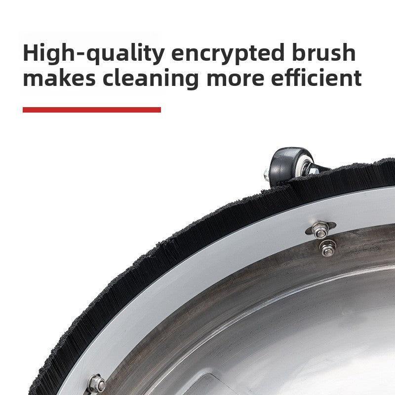 Stainless steel high-pressure floor scrubber