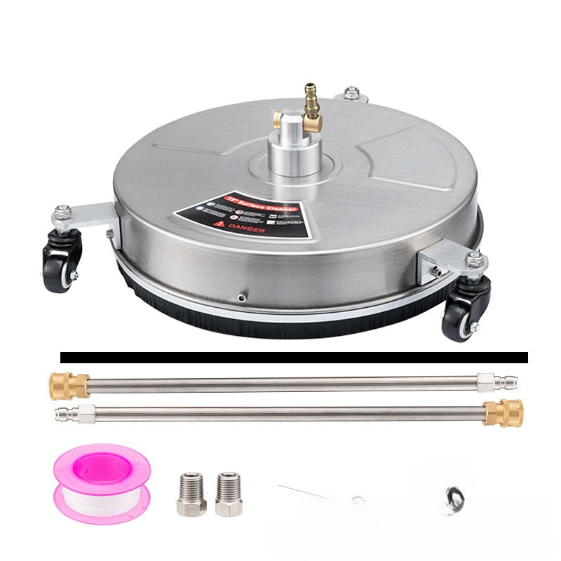 Stainless steel high-pressure floor scrubber