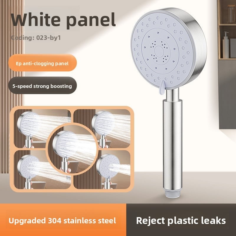 Stainless steel high-pressure shower head