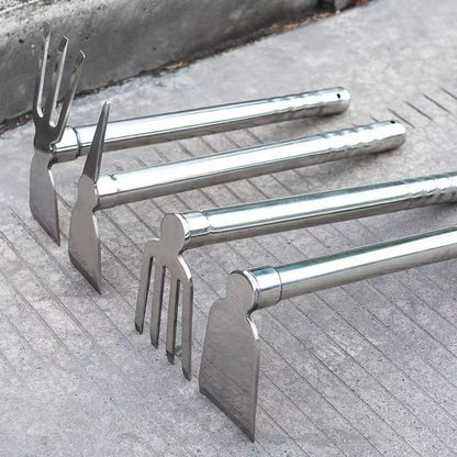 Stainless steel hoe