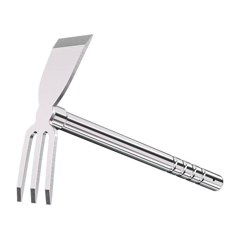 Stainless steel hoe