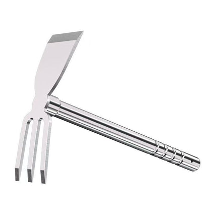 Stainless steel hoe