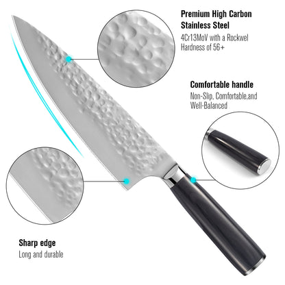 Stainless steel household hand-forged kitchen knife