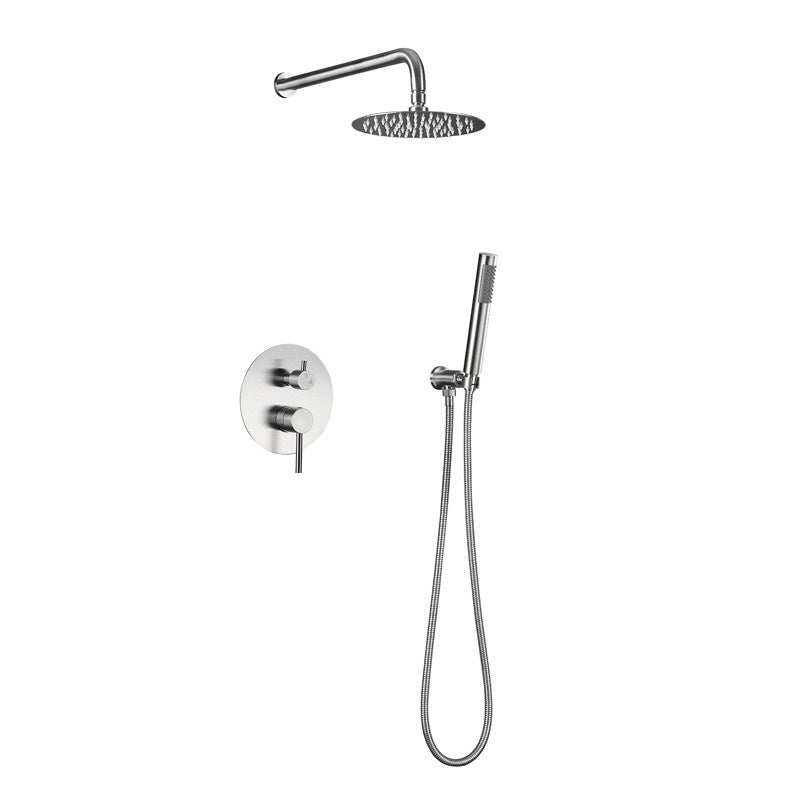 Stainless Steel In-Wall Rain Shower Head Set