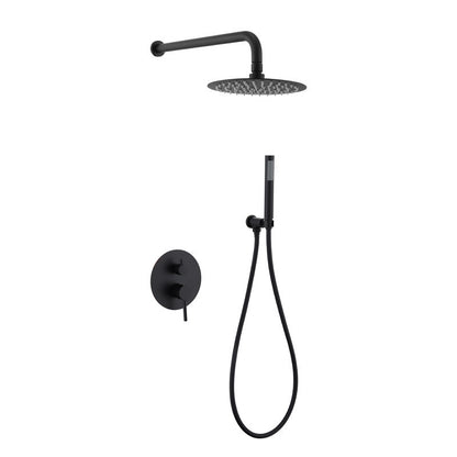 Stainless Steel In-Wall Rain Shower Head Set