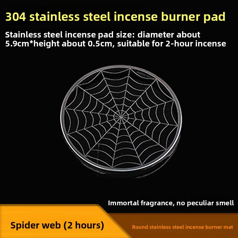 Stainless Steel Incense Holder with Fireproof Mesh for Home Use
