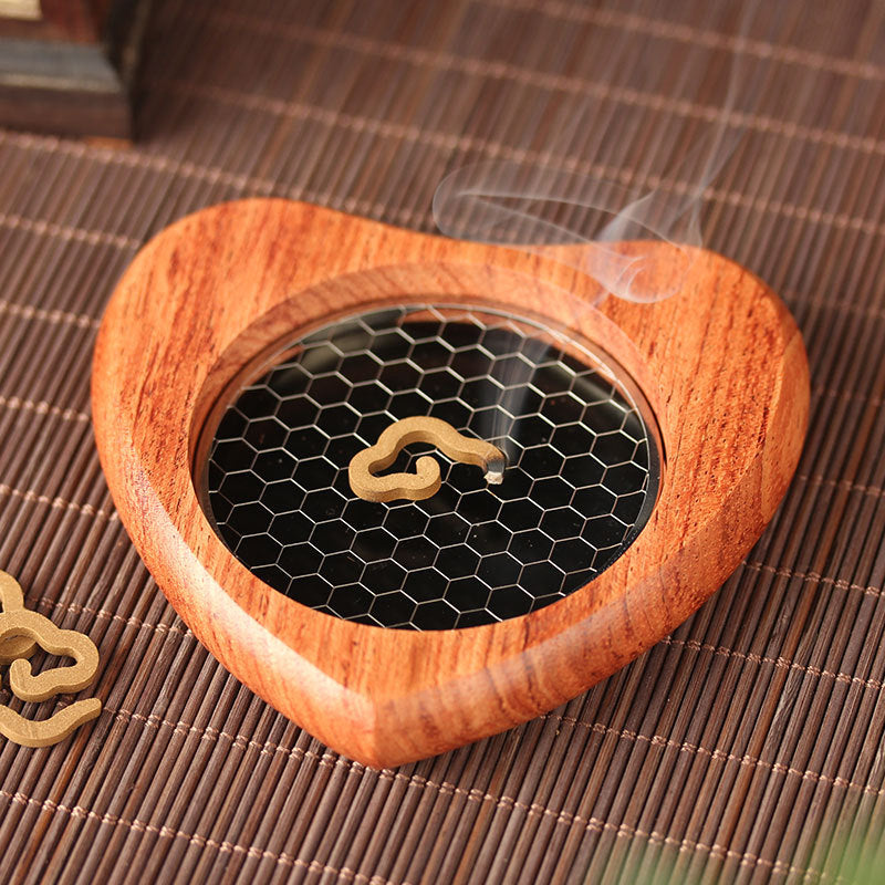 Stainless Steel Incense Holder with Fireproof Mesh for Home Use