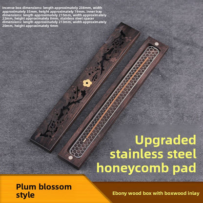 Stainless Steel Incense Holder with Fireproof Mesh for Home Use