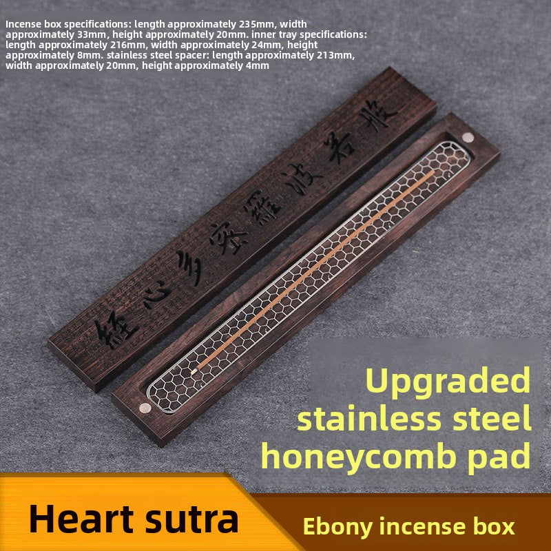 Stainless Steel Incense Holder with Fireproof Mesh for Home Use