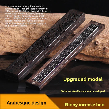 Stainless Steel Incense Holder with Fireproof Mesh for Home Use