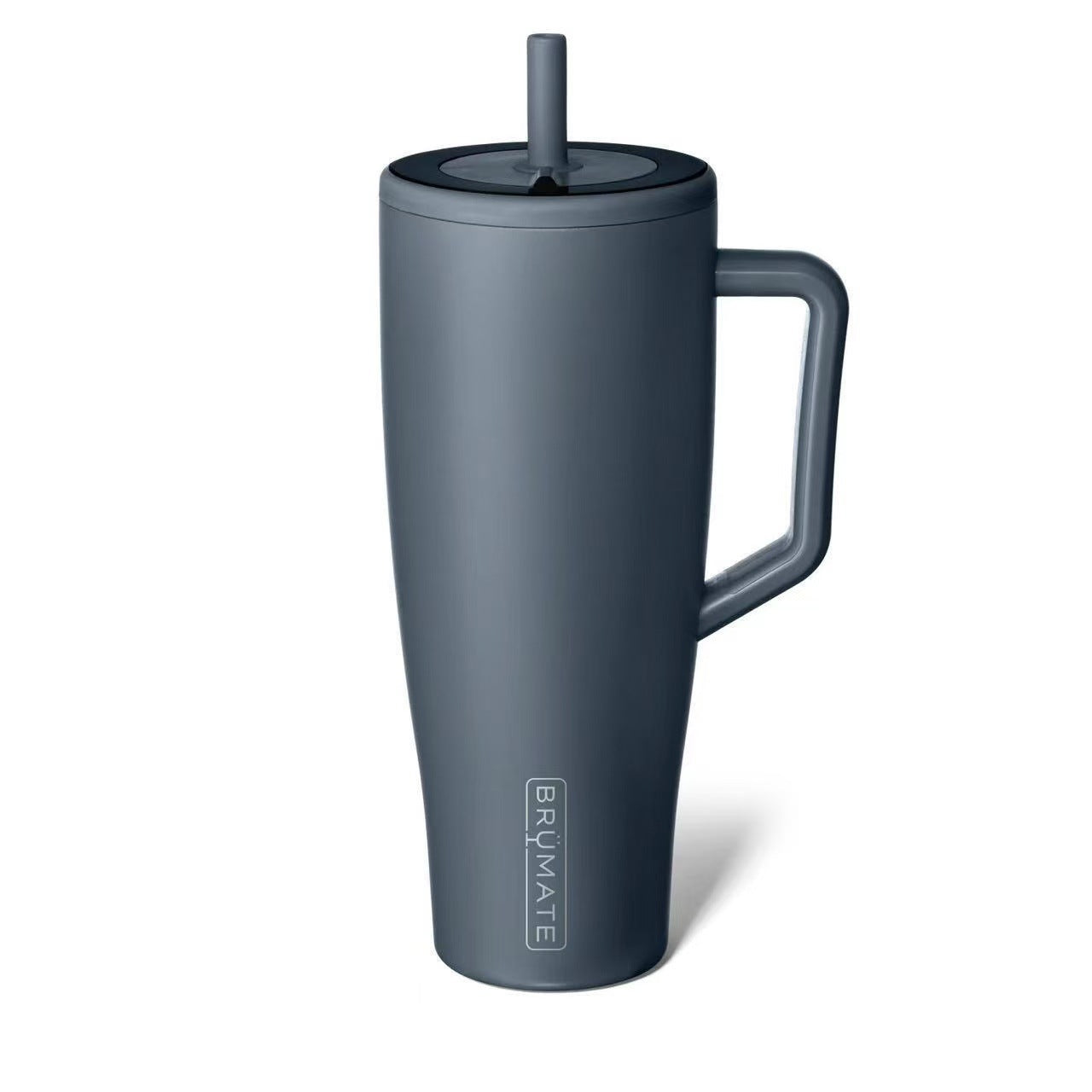 Stainless Steel Insulated Cup with Straw and Handle