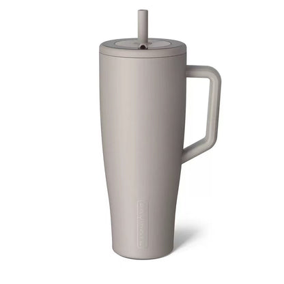Stainless Steel Insulated Cup with Straw and Handle