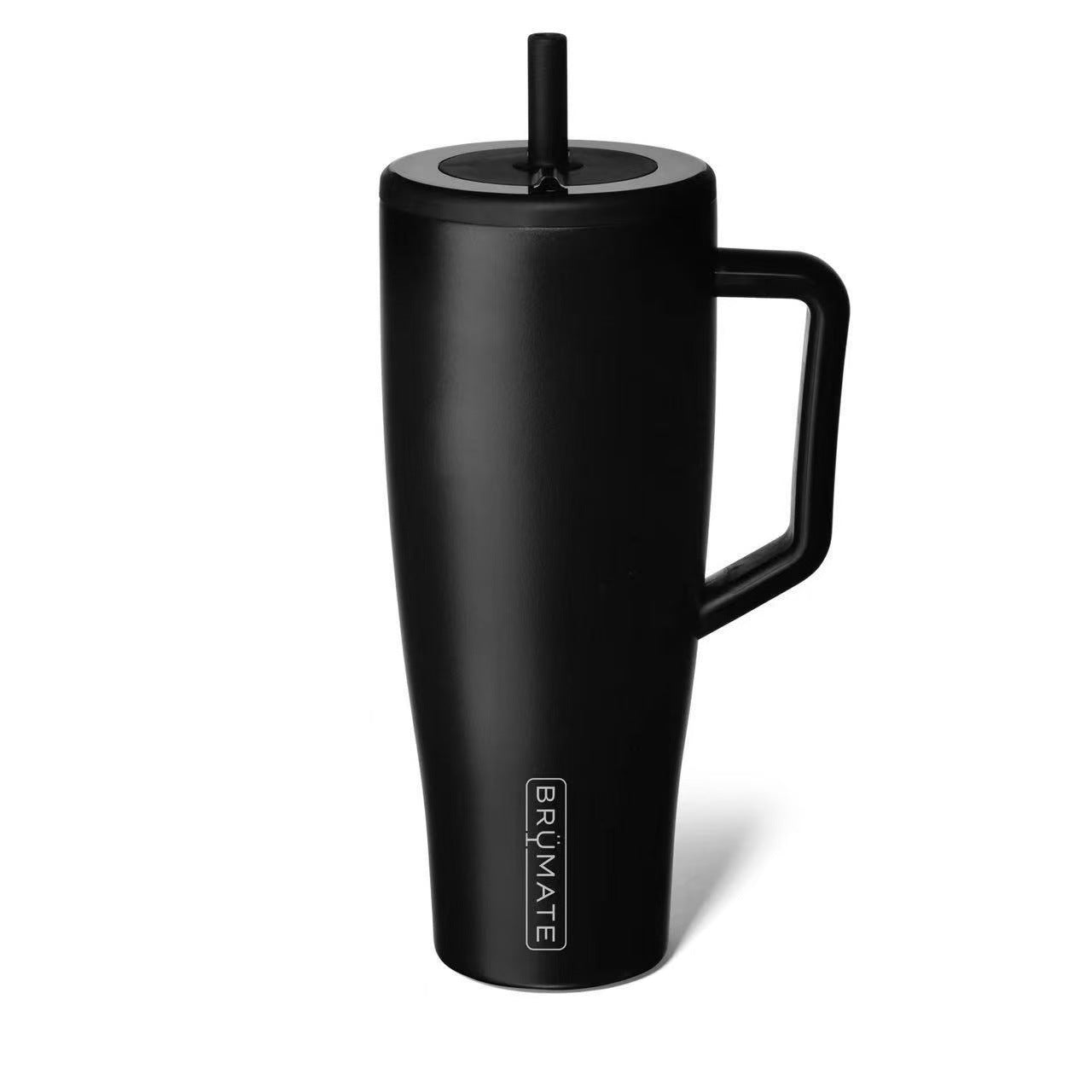 Stainless Steel Insulated Cup with Straw and Handle