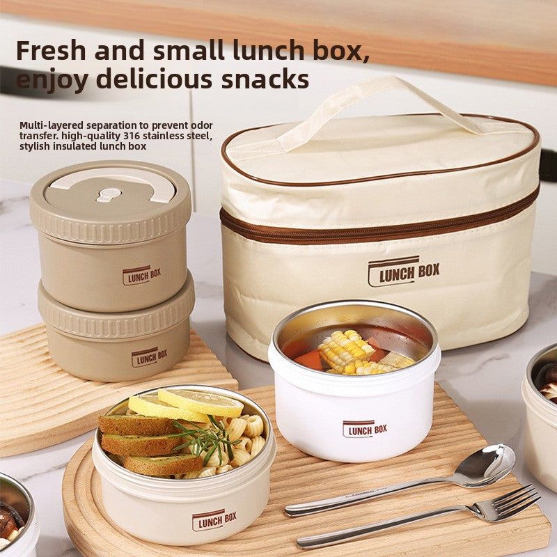 Stainless steel insulated lunch box