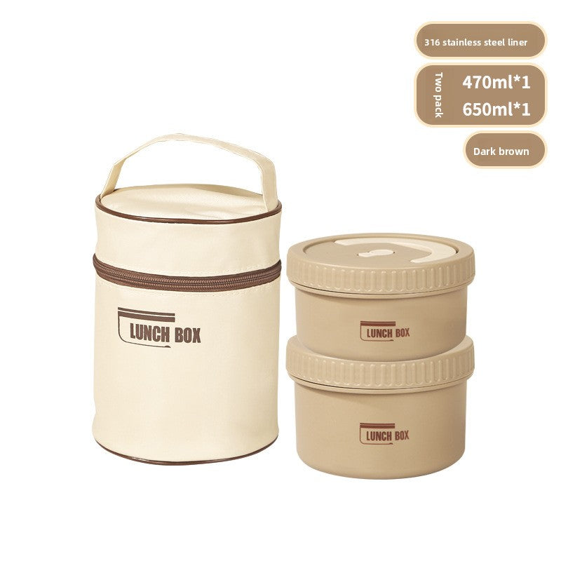 Stainless steel insulated lunch box