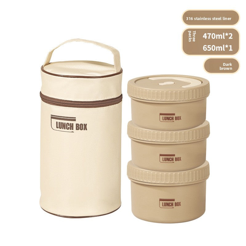 Stainless steel insulated lunch box
