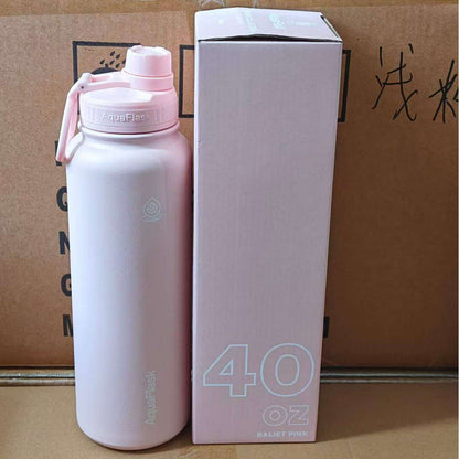 Stainless Steel Insulated Sports Water Bottle with Handle