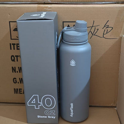 Stainless Steel Insulated Sports Water Bottle with Handle