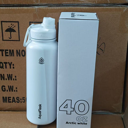 Stainless Steel Insulated Sports Water Bottle with Handle