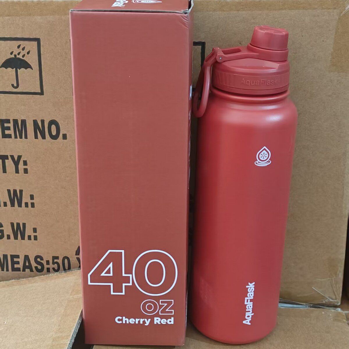 Stainless Steel Insulated Sports Water Bottle with Handle