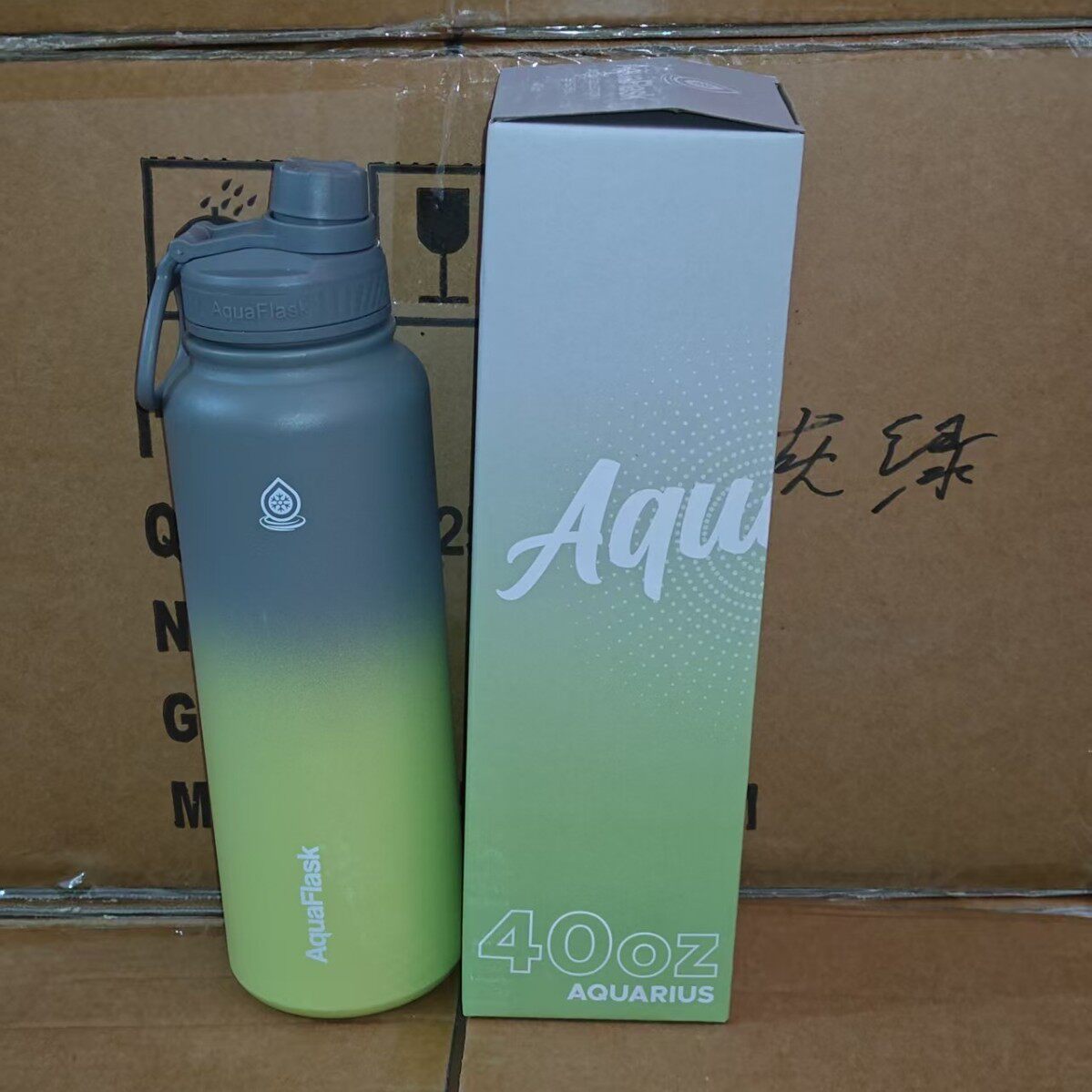 Stainless Steel Insulated Sports Water Bottle with Handle