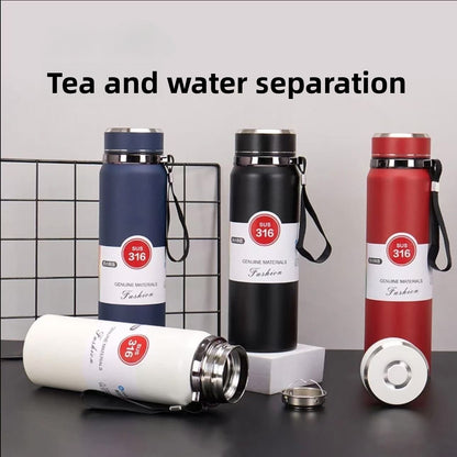 Stainless Steel Insulated Tea Water Separation Thermos Cup