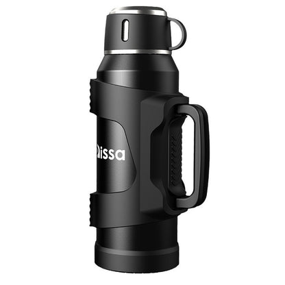 Stainless Steel Insulated Travel Cup with Strap