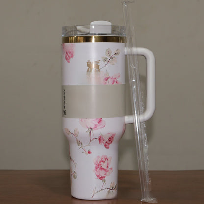 Stainless Steel Insulated Tumbler with Handle