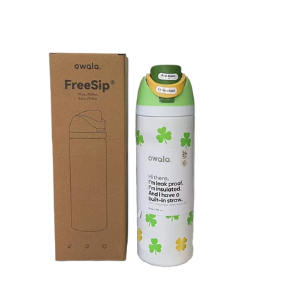 Stainless steel insulated vacuum bouncing cup