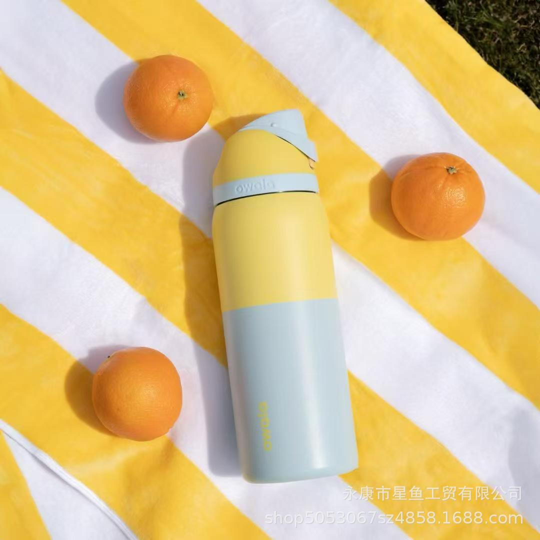 Stainless steel insulated vacuum bouncing cup