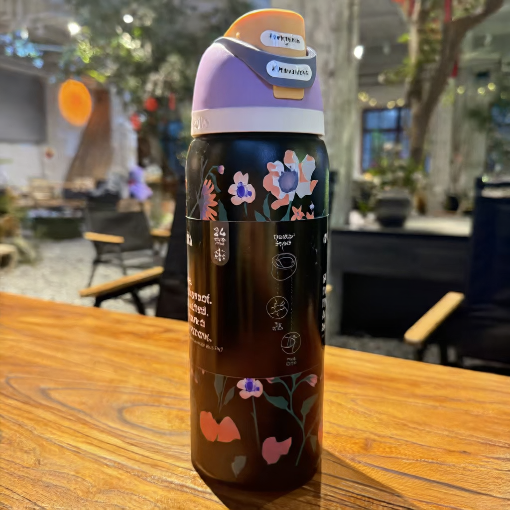 Stainless steel insulated vacuum bouncing cup