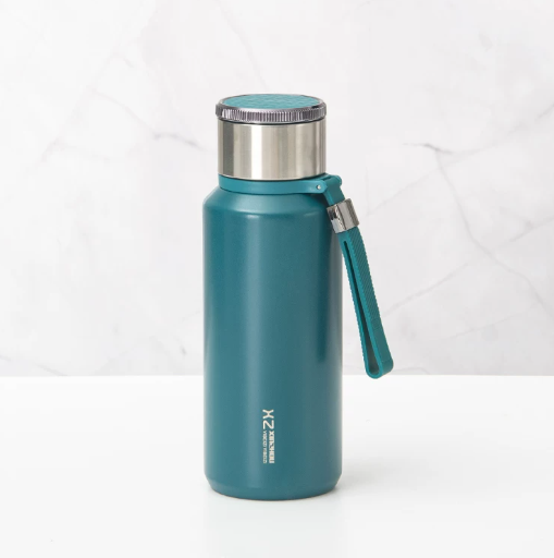 Stainless Steel Insulated Water Bottle with Multiple Lid Options