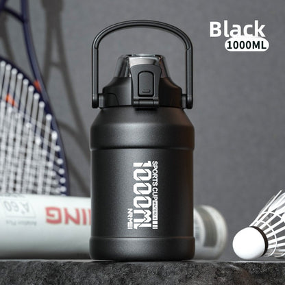Stainless Steel Insulated Water Bottle with Straw
