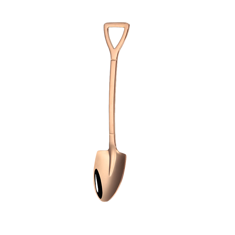 Stainless steel iron shovel coffee spoon