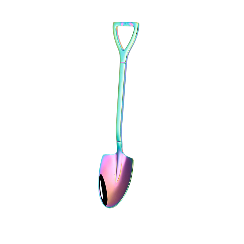 Stainless steel iron shovel coffee spoon
