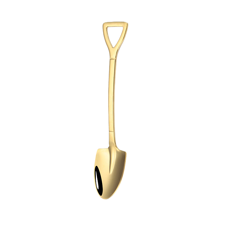 Stainless steel iron shovel coffee spoon