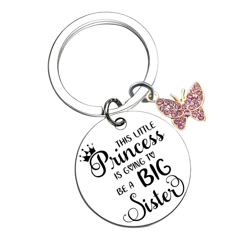 stainless steel key ring butterfly key ring