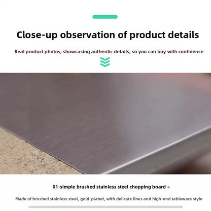 Stainless Steel Kitchen Cutting Board