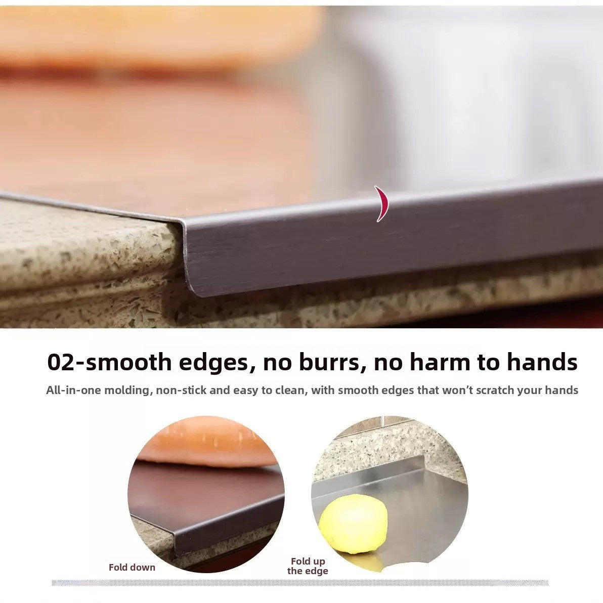 Stainless Steel Kitchen Cutting Board