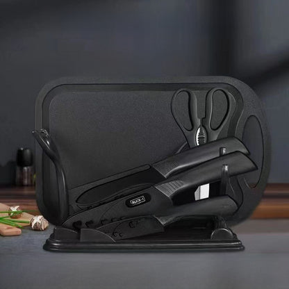 Stainless Steel Kitchen Knife and Cutting Board