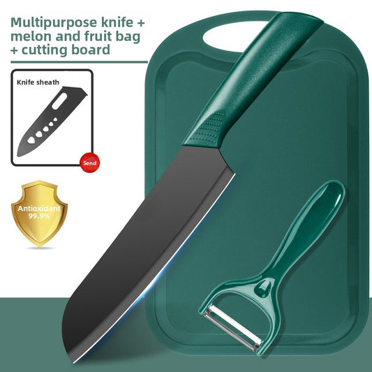 Stainless Steel Kitchen Knife with Cutting Board