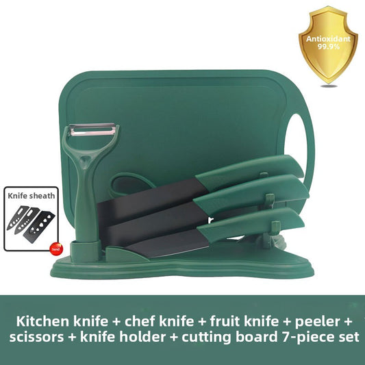 Stainless Steel Kitchen Knife with Cutting Board