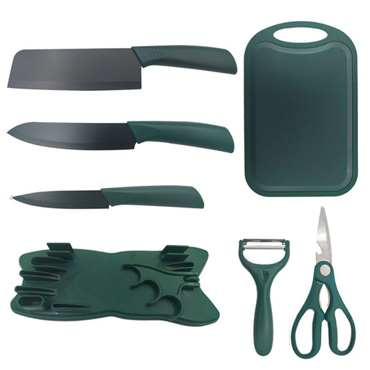 Stainless Steel Kitchen Knife with Cutting Board