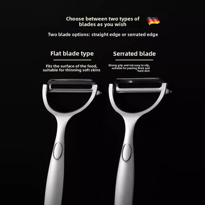 Stainless Steel Kitchen Peeler with Comfortable Handle